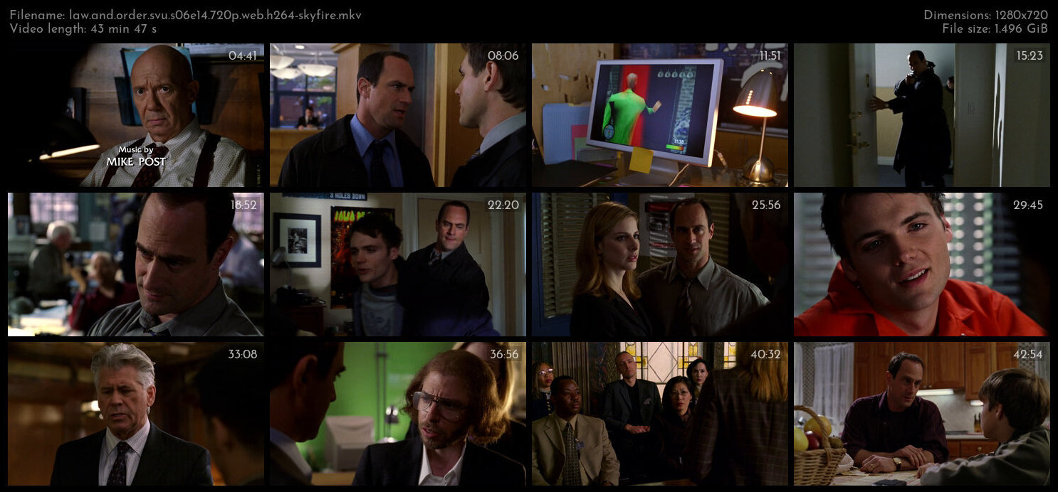 Law And Order SVU S06E14 720p WEB H264 SKYFiRE TGx