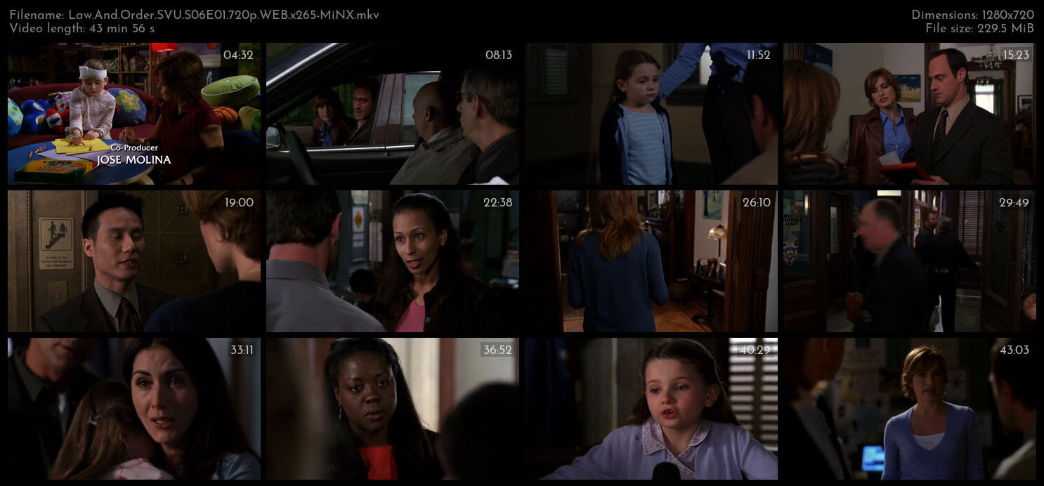 Law And Order SVU S06E01 720p WEB x265 MiNX TGx