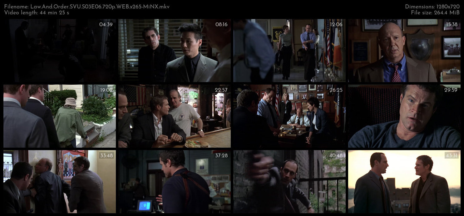 Law And Order SVU S03E06 720p WEB x265 MiNX TGx