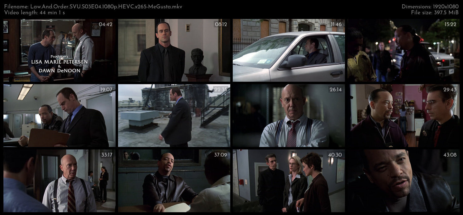 Law And Order SVU S03E04 1080p HEVC x265 MeGusta TGx