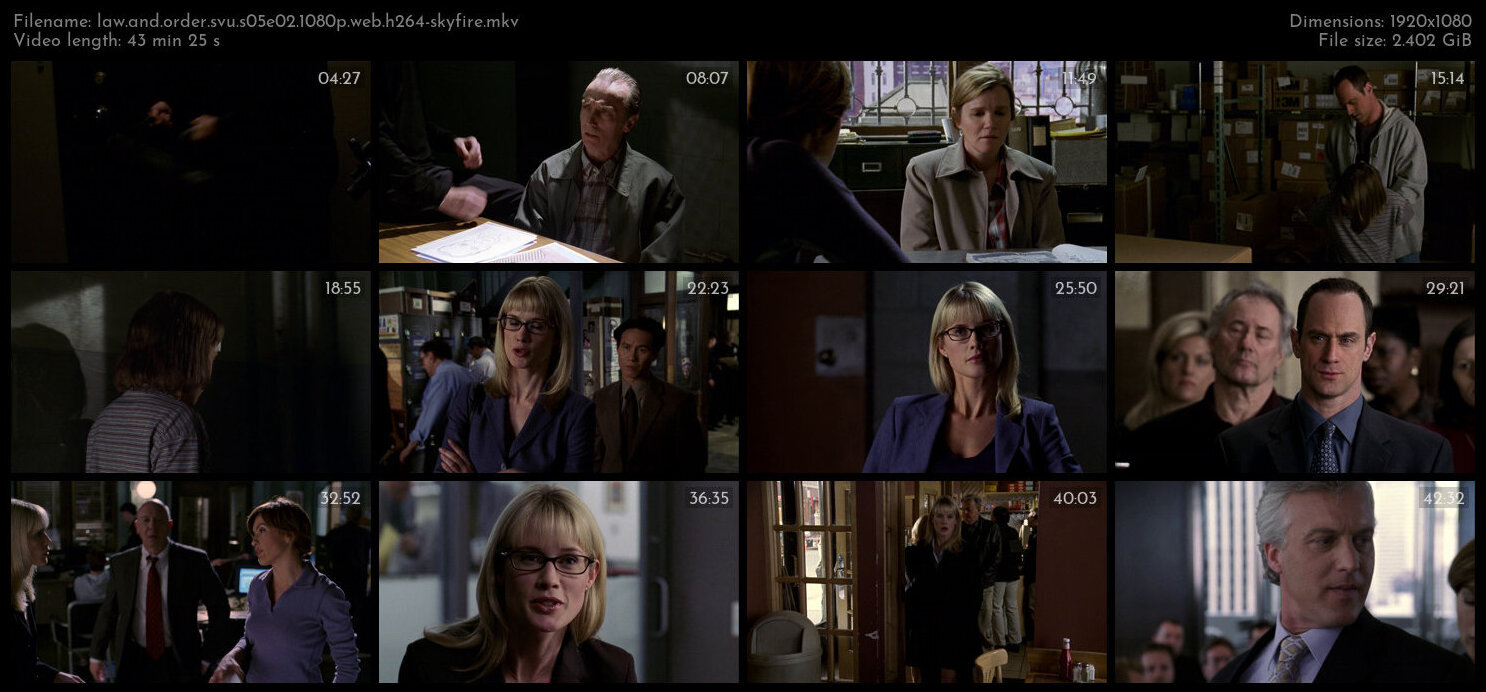 Law And Order SVU S05E02 1080p WEB H264 SKYFiRE TGx