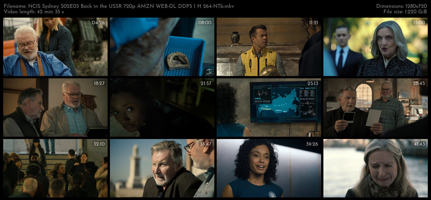 NCIS Sydney S02E03 Back in the USSR 720p AMZN WEB DL DDP5 1 H 264 NTb TGx