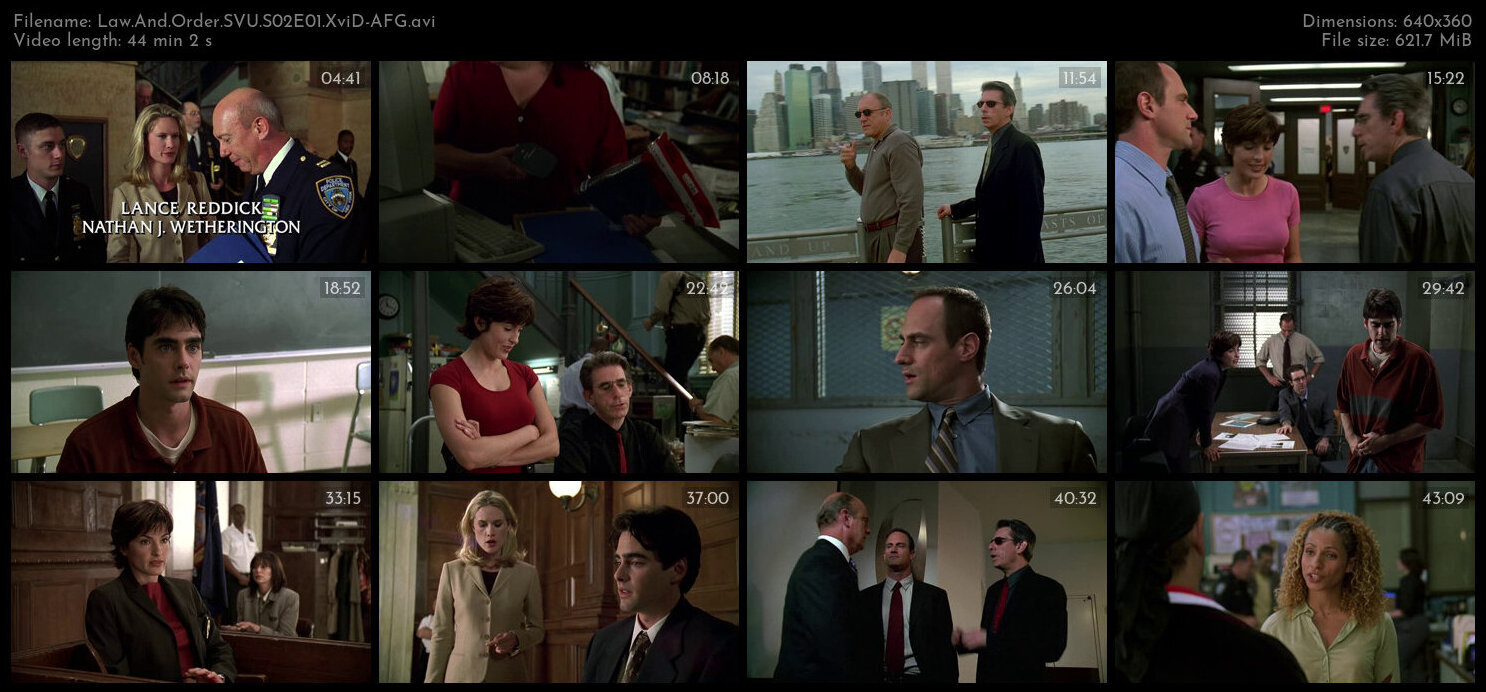 Law And Order SVU S02E01 XviD AFG TGx