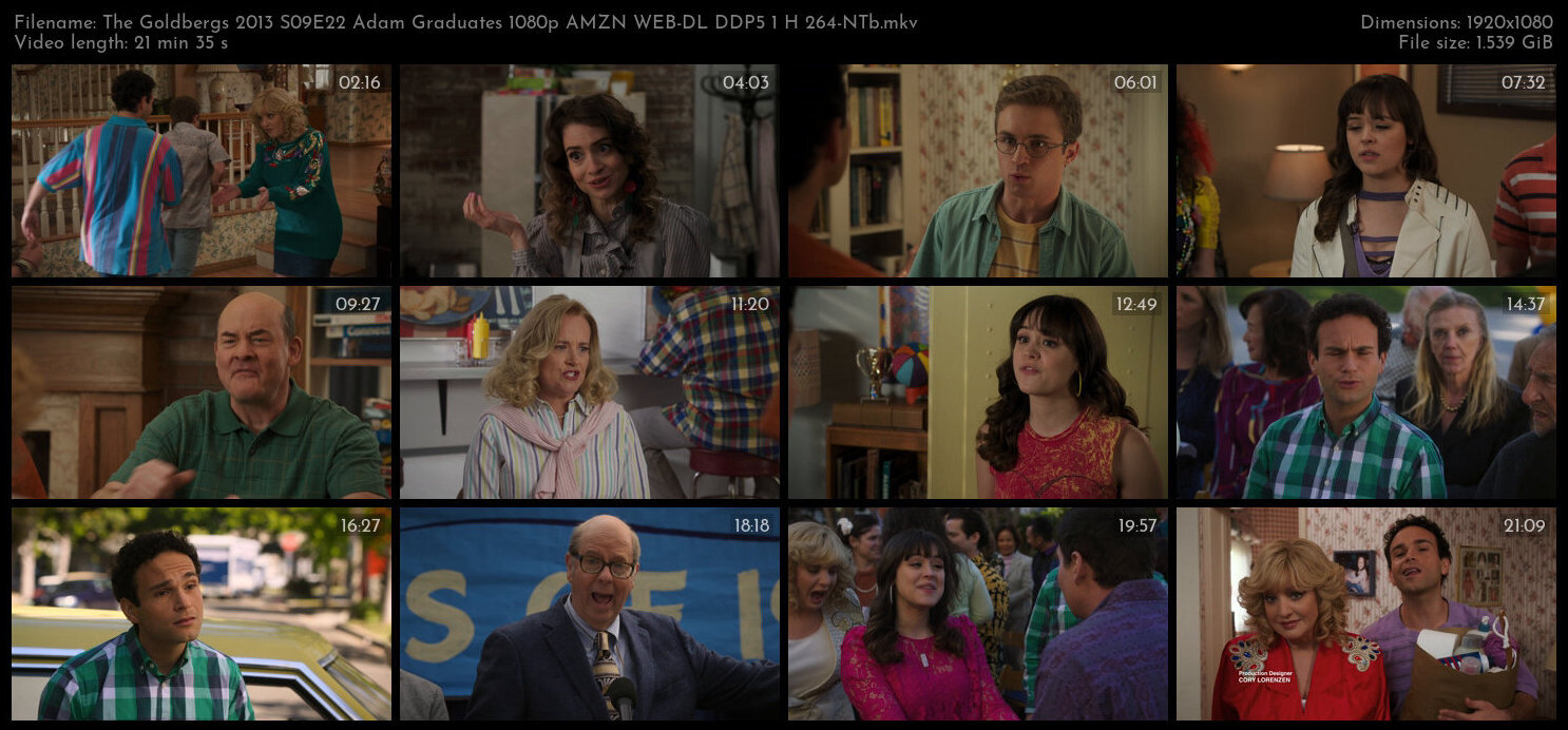 The Goldbergs 2013 S09E22 Adam Graduates 1080p AMZN WEB DL DDP5 1 H 264 NTb TGx