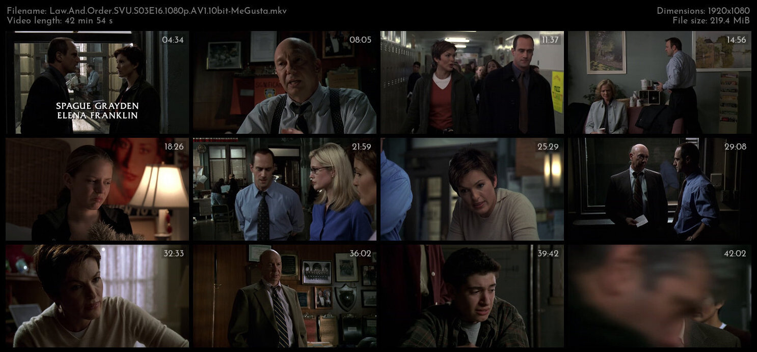 Law And Order SVU S03E16 1080p AV1 10bit MeGusta TGx