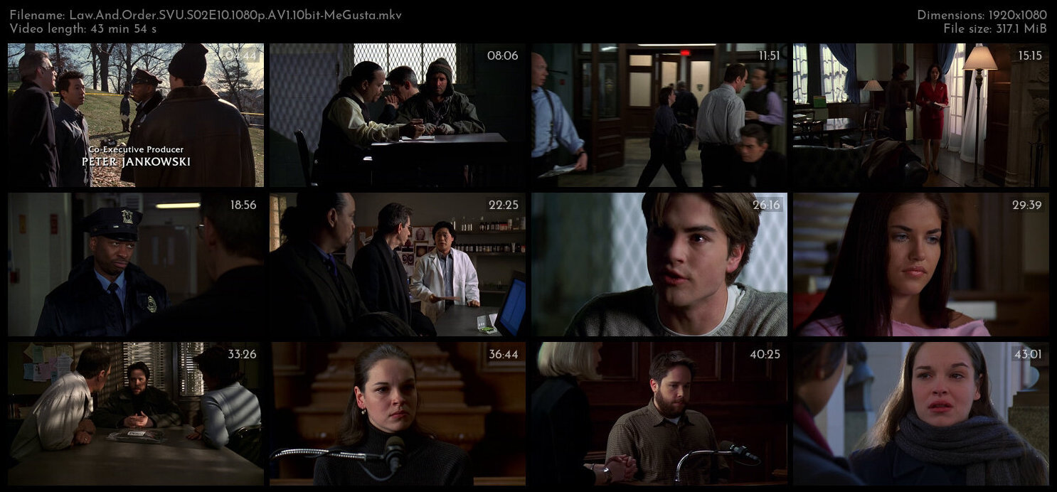 Law And Order SVU S02E10 1080p AV1 10bit MeGusta TGx