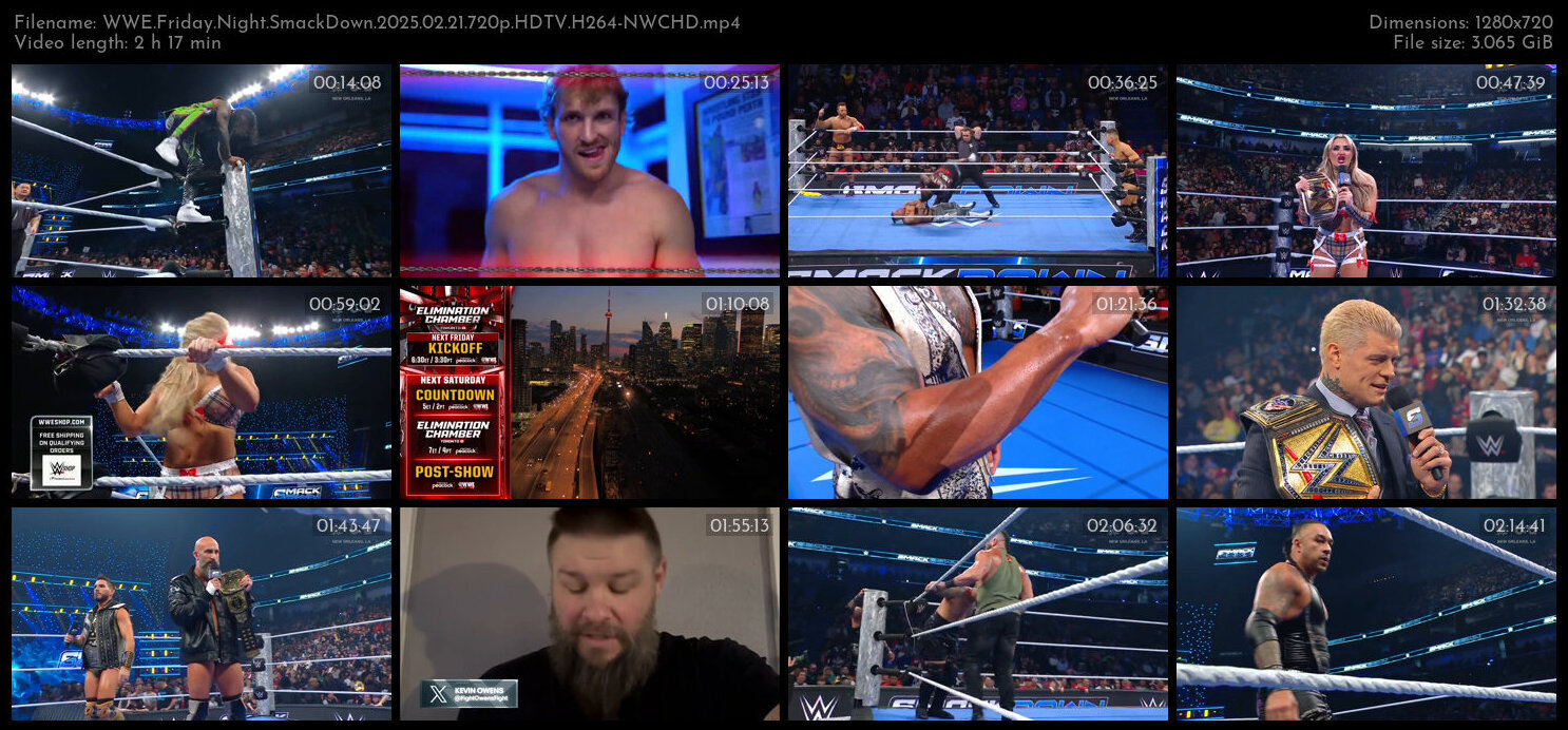 WWE Friday Night SmackDown 2025 02 21 720p HDTV H264 NWCHD TGx