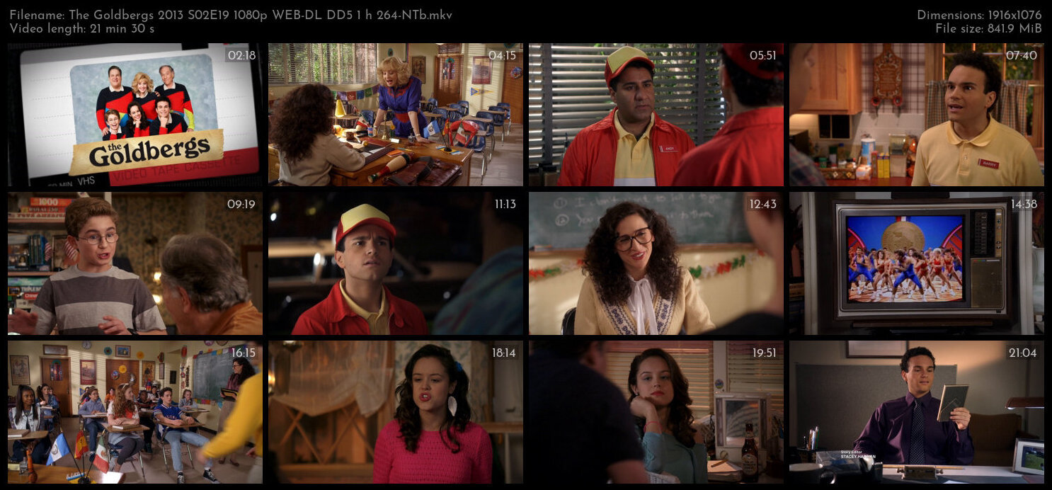 The Goldbergs 2013 S02E19 1080p WEB DL DD5 1 h 264 NTb TGx