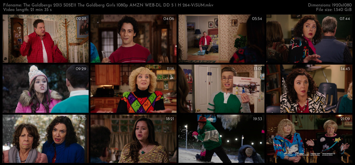 The Goldbergs 2013 S05E11 The Goldberg Girls 1080p AMZN WEB DL DD 5 1 H 264 ViSUM TGx