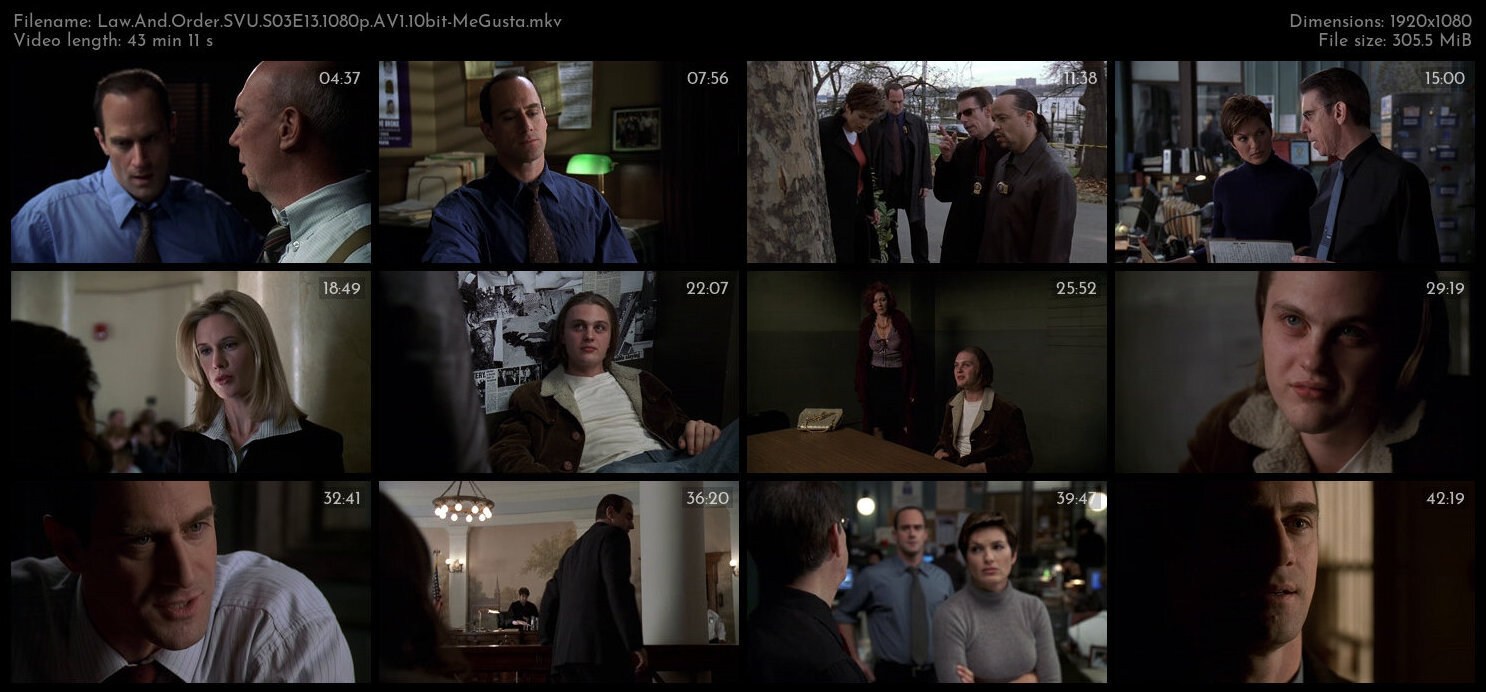 Law And Order SVU S03E13 1080p AV1 10bit MeGusta TGx