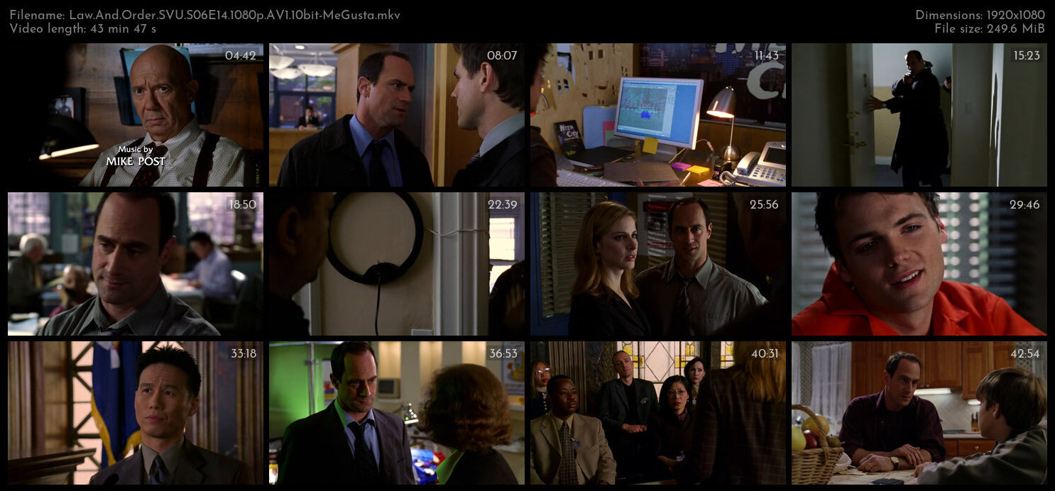 Law And Order SVU S06E14 1080p AV1 10bit MeGusta TGx