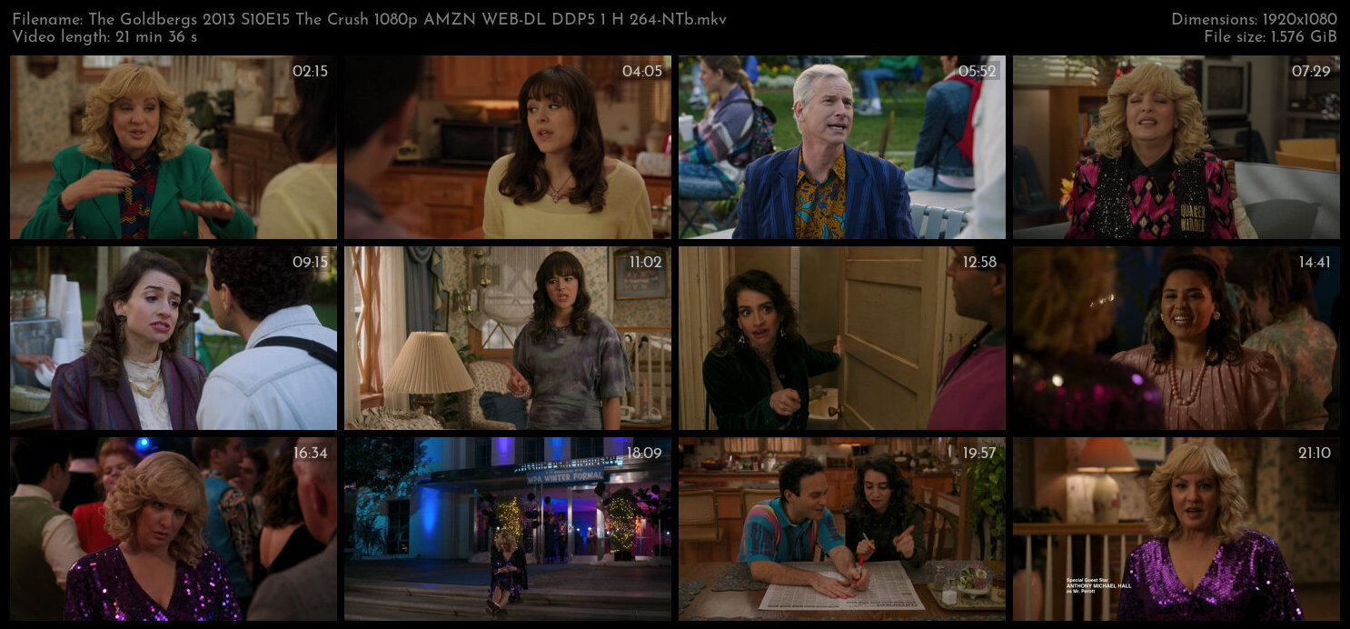 The Goldbergs 2013 S10E15 The Crush 1080p AMZN WEB DL DDP5 1 H 264 NTb TGx