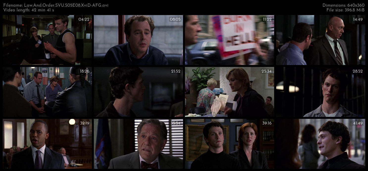 Law And Order SVU S05E08 XviD AFG TGx