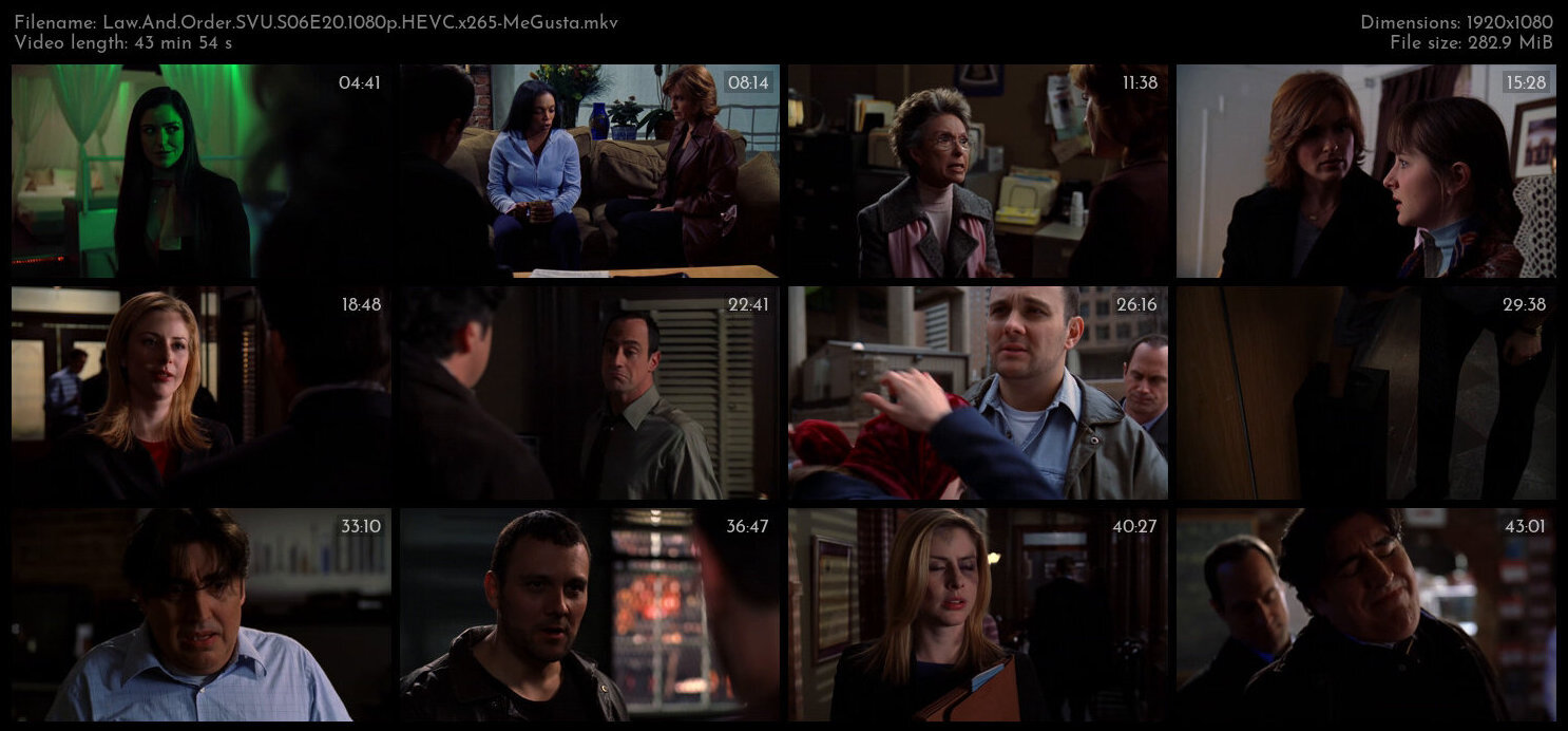 Law And Order SVU S06E20 1080p HEVC x265 MeGusta TGx