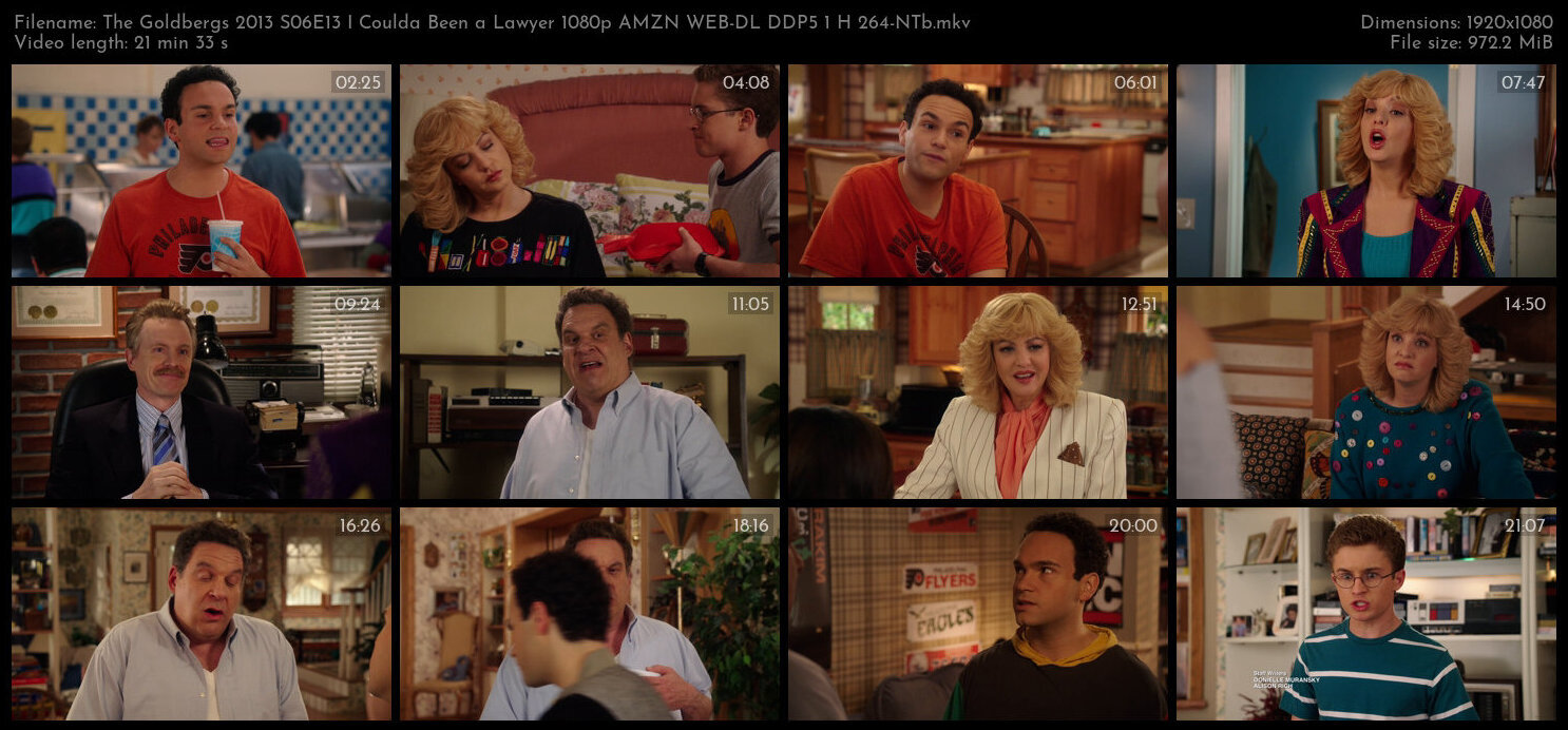 The Goldbergs 2013 S06E13 I Coulda Been a Lawyer 1080p AMZN WEB DL DDP5 1 H 264 NTb TGx