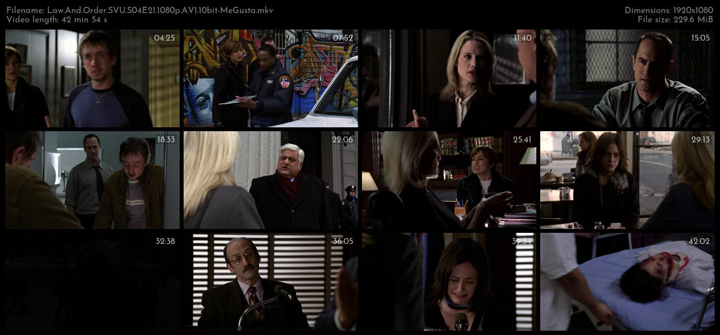 Law And Order SVU S04E21 1080p AV1 10bit MeGusta TGx