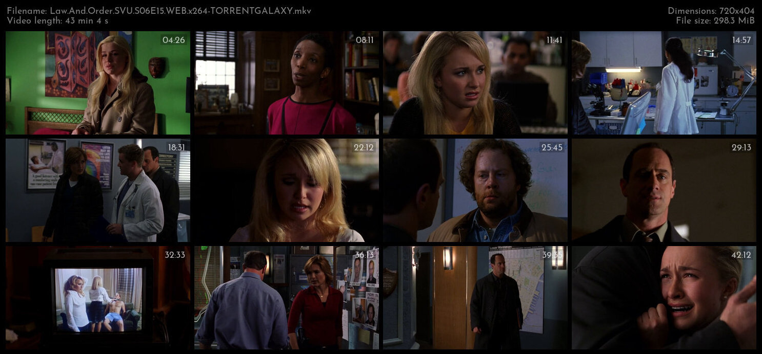 Law And Order SVU S06E15 WEB x264 TORRENTGALAXY