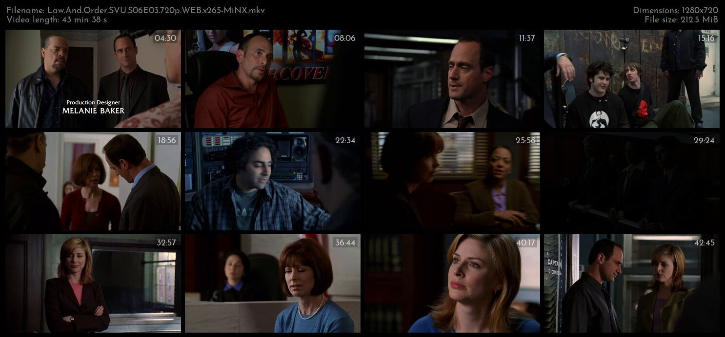 Law And Order SVU S06E03 720p WEB x265 MiNX TGx