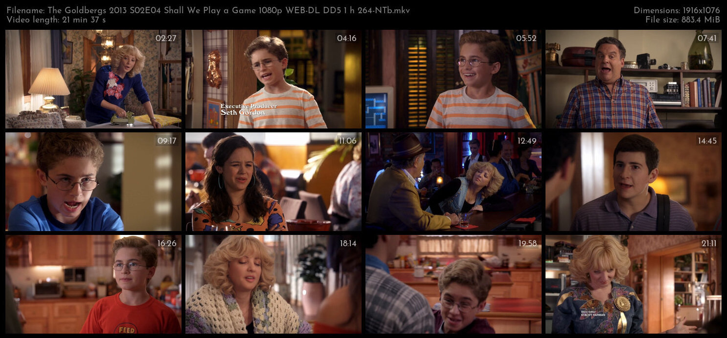 The Goldbergs 2013 S02E04 Shall We Play a Game 1080p WEB DL DD5 1 h 264 NTb TGx