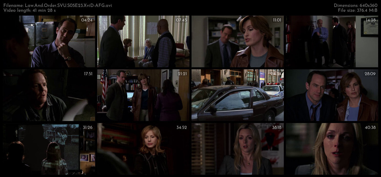 Law And Order SVU S05E23 XviD AFG TGx