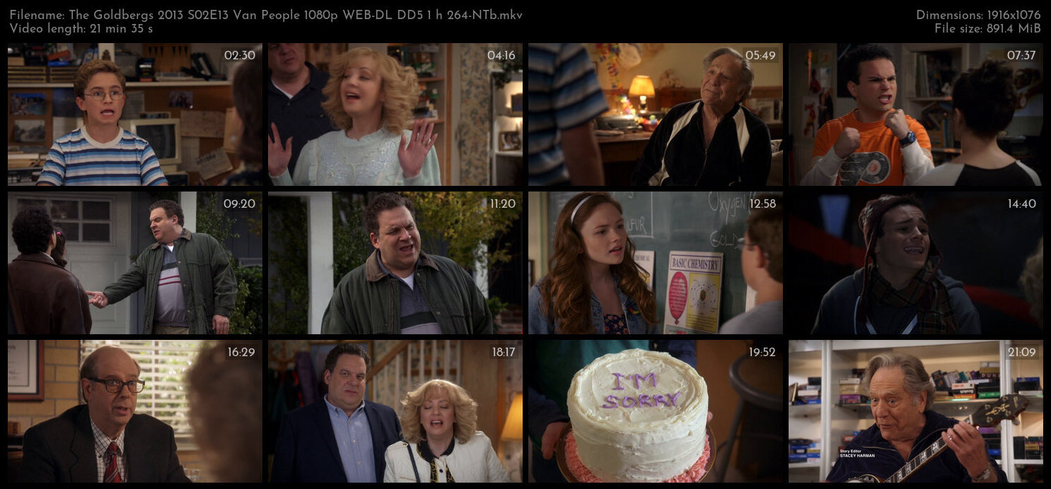 The Goldbergs 2013 S02E13 Van People 1080p WEB DL DD5 1 h 264 NTb TGx