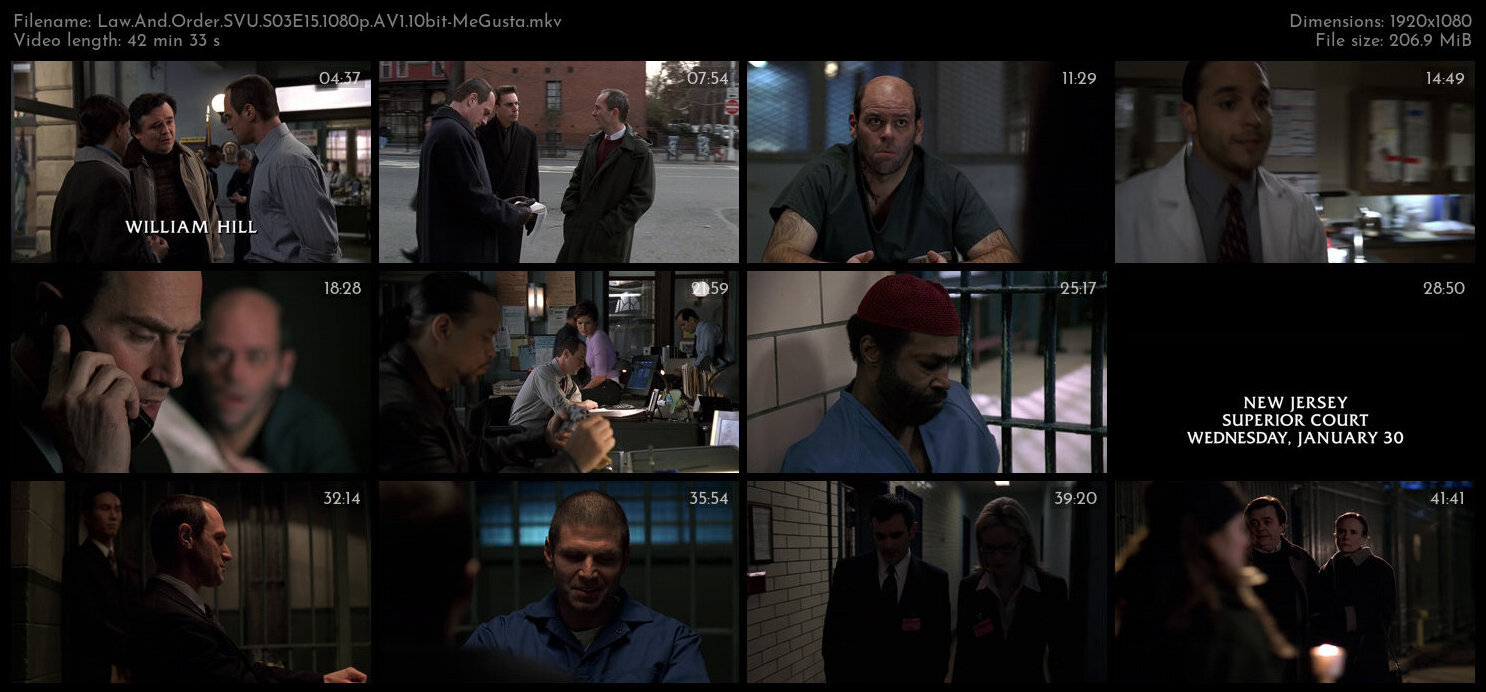 Law And Order SVU S03E15 1080p AV1 10bit MeGusta TGx