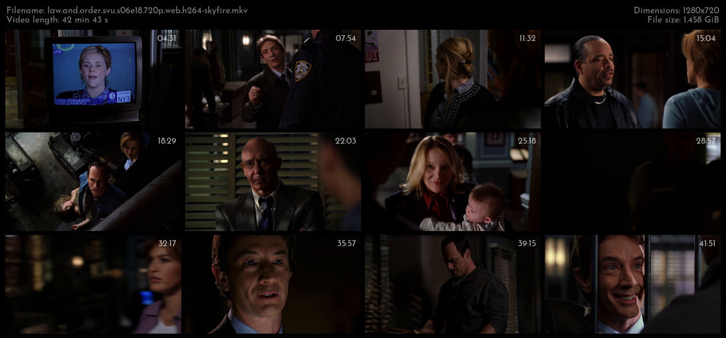 Law And Order SVU S06E18 720p WEB H264 SKYFiRE TGx