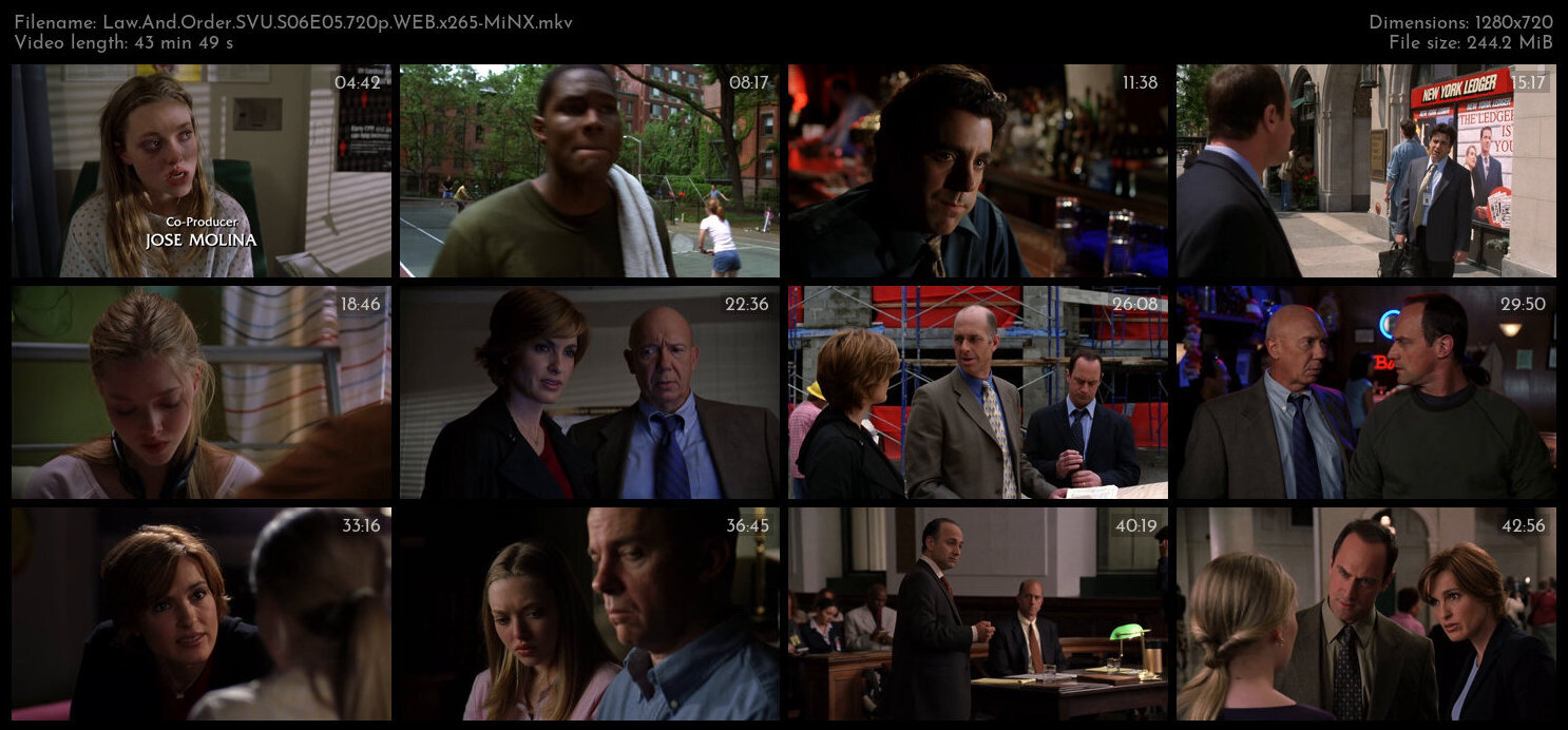 Law And Order SVU S06E05 720p WEB x265 MiNX TGx