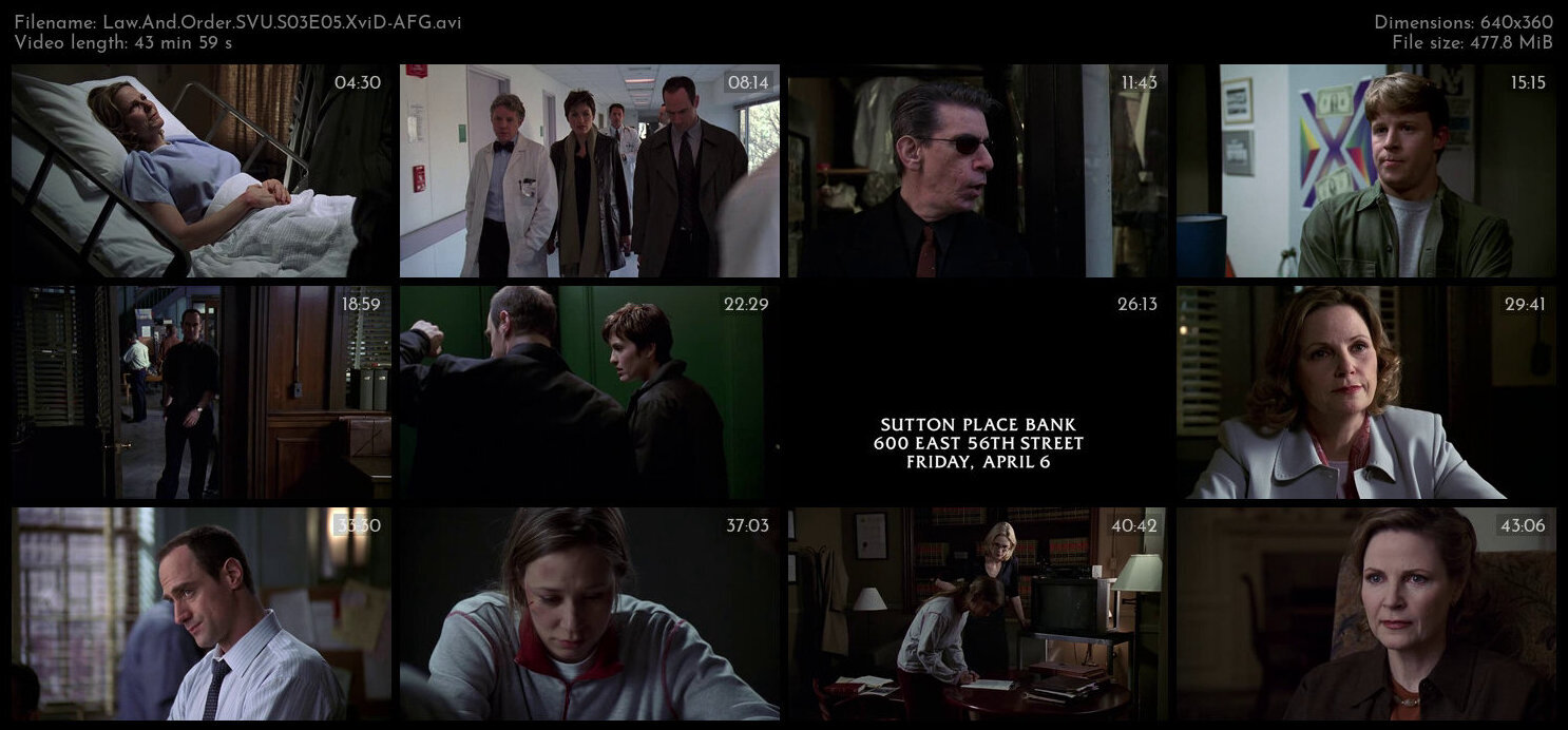 Law And Order SVU S03E05 XviD AFG TGx