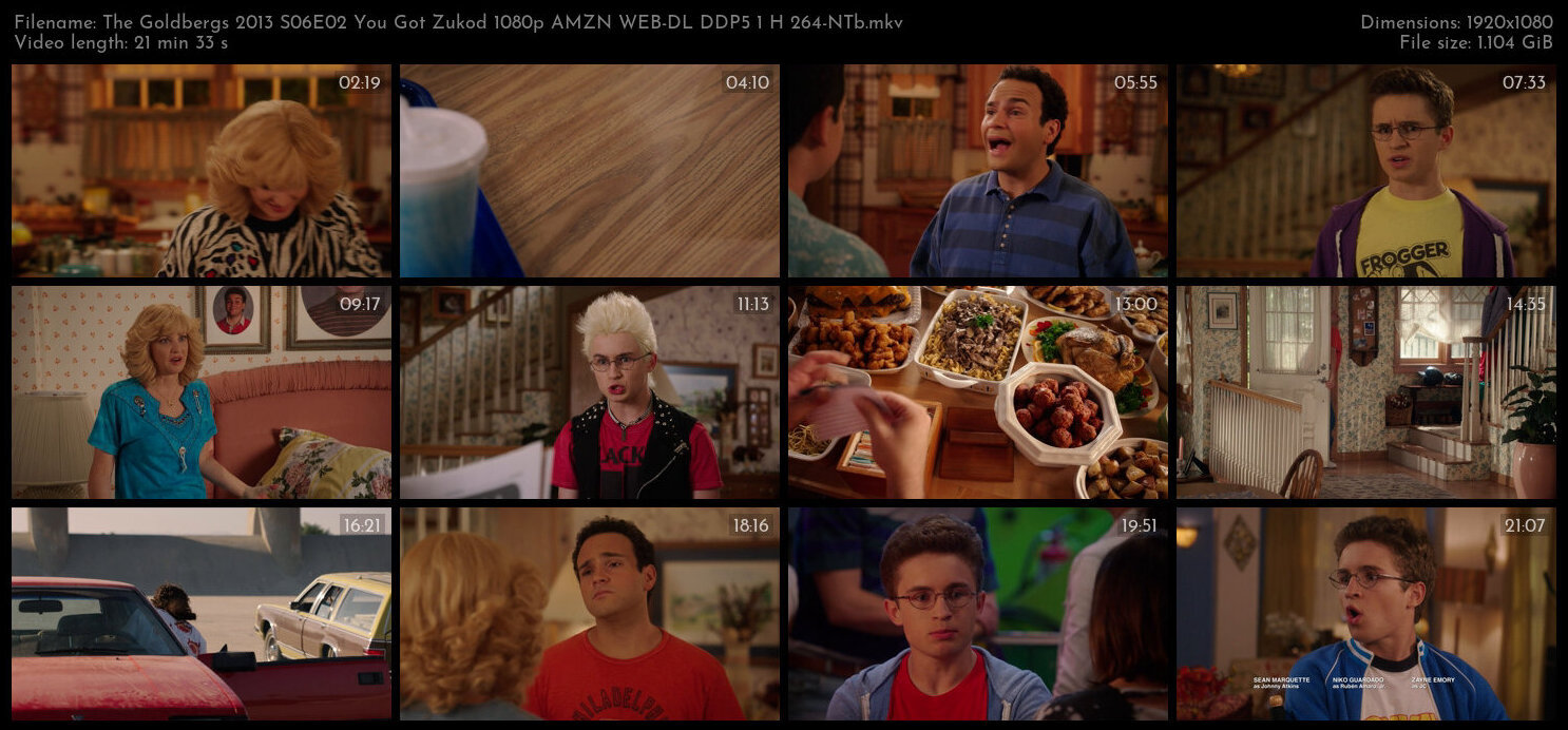 The Goldbergs 2013 S06E02 You Got Zukod 1080p AMZN WEB DL DDP5 1 H 264 NTb TGx