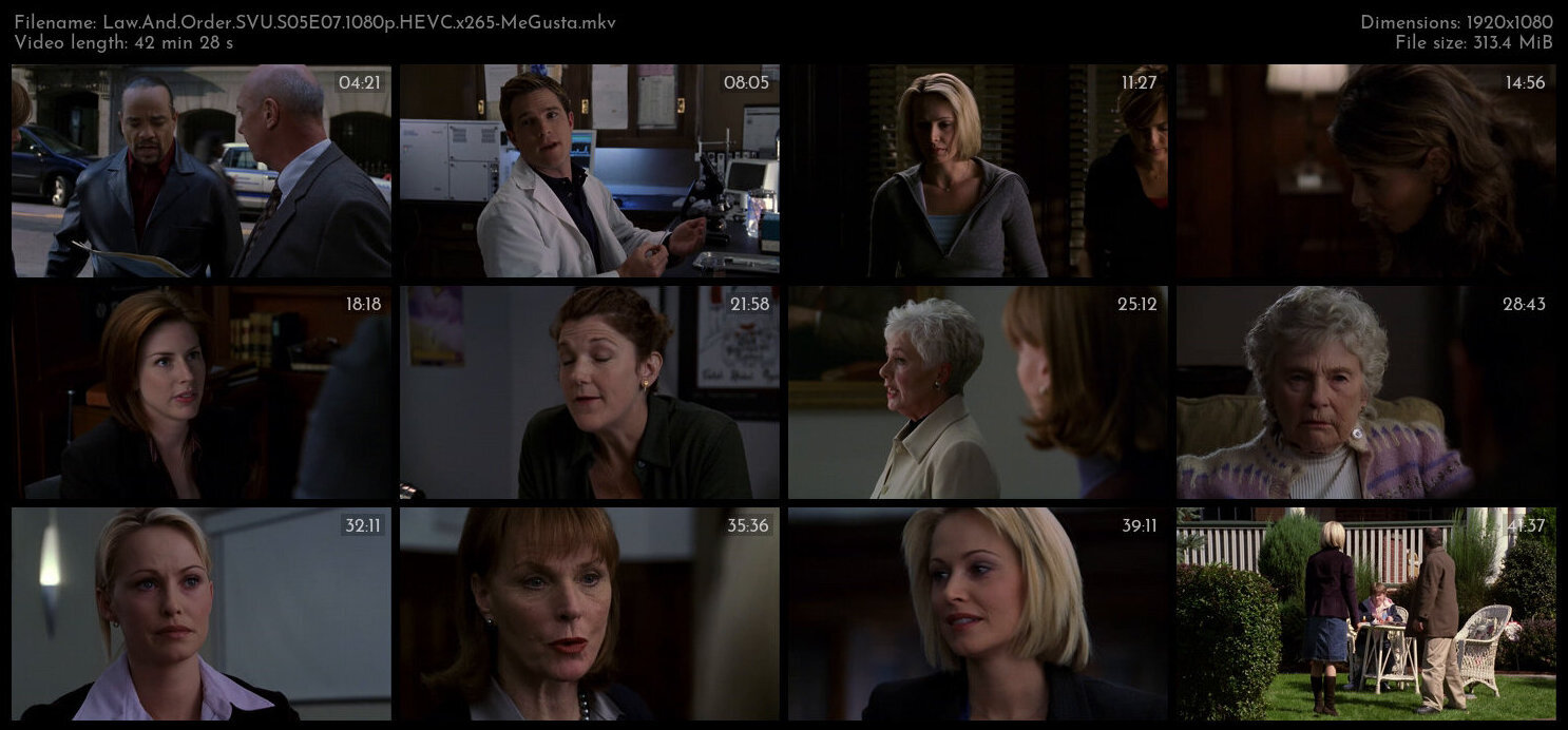 Law And Order SVU S05E07 1080p HEVC x265 MeGusta TGx