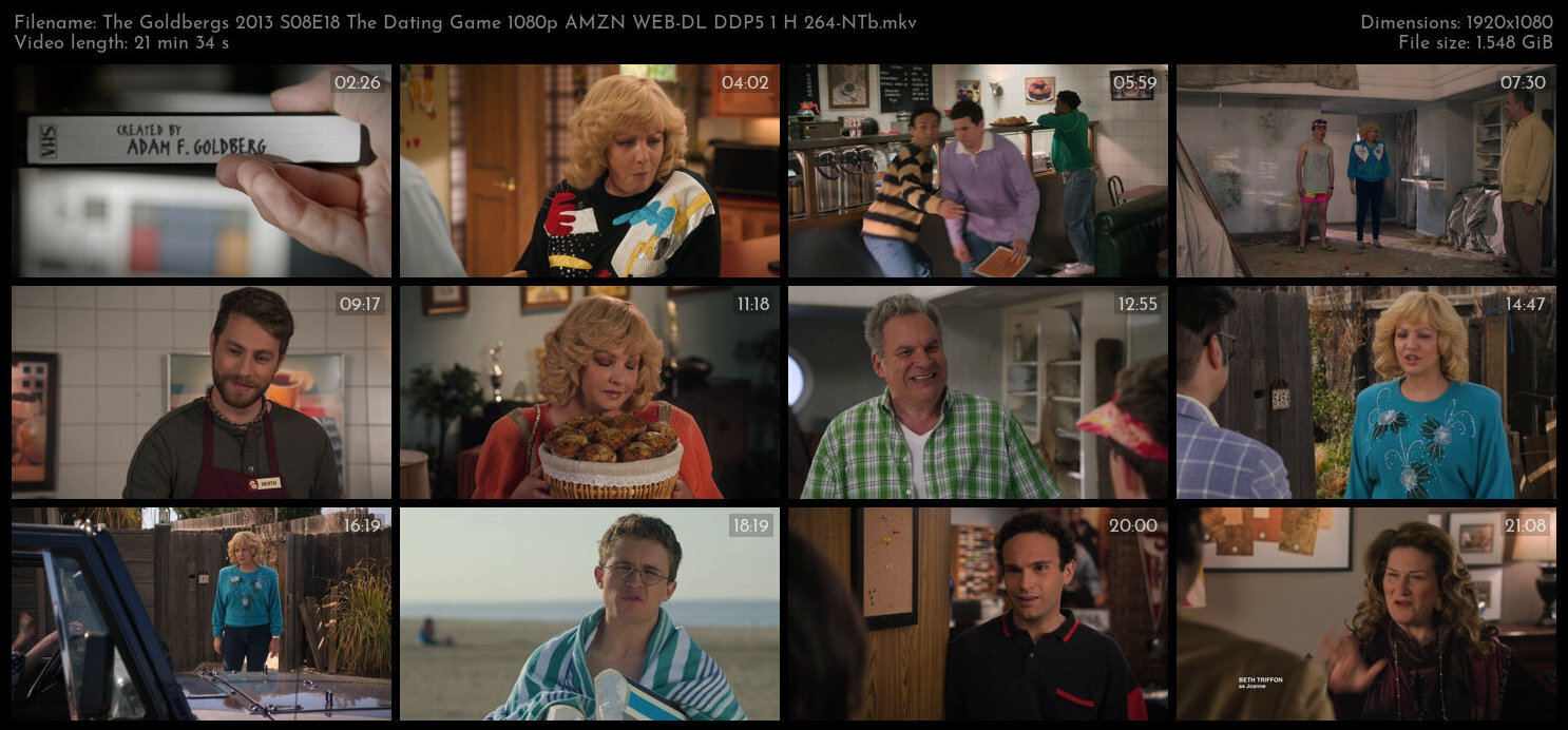 The Goldbergs 2013 S08E18 The Dating Game 1080p AMZN WEB DL DDP5 1 H 264 NTb TGx