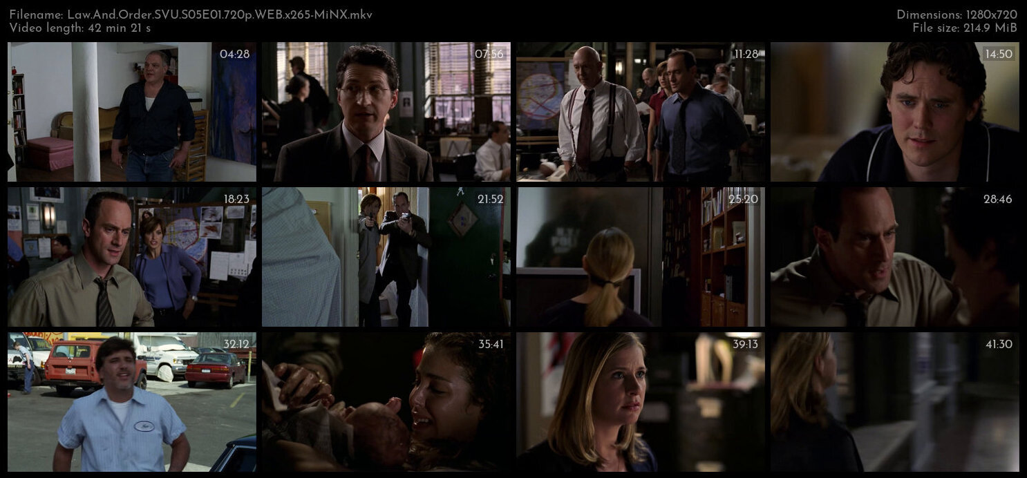 Law And Order SVU S05E01 720p WEB x265 MiNX TGx