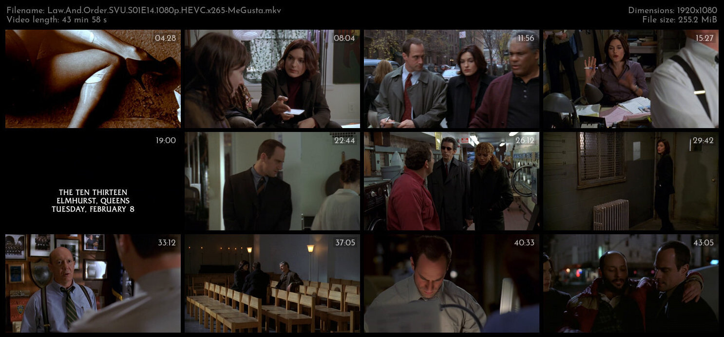 Law And Order SVU S01E14 1080p HEVC x265 MeGusta TGx