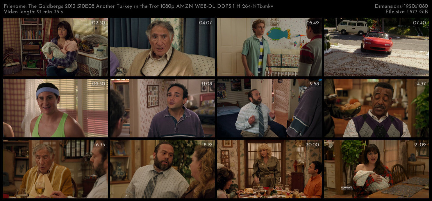 The Goldbergs 2013 S10E08 Another Turkey in the Trot 1080p AMZN WEB DL DDP5 1 H 264 NTb TGx