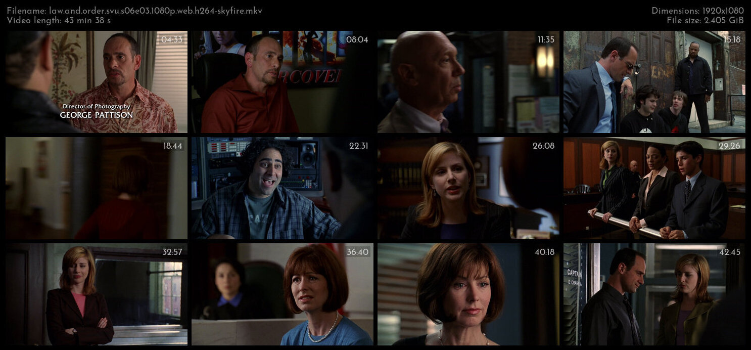 Law And Order SVU S06E03 1080p WEB H264 SKYFiRE TGx