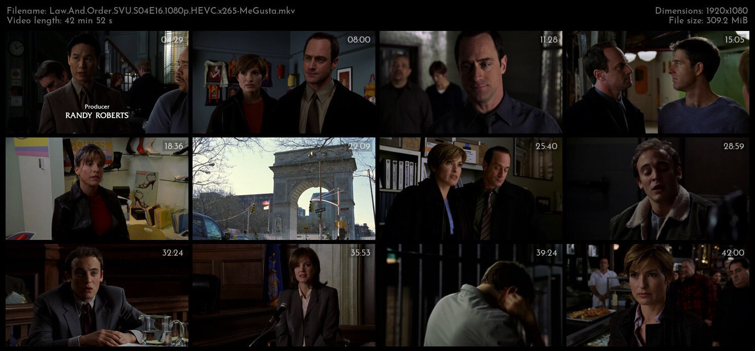 Law And Order SVU S04E16 1080p HEVC x265 MeGusta TGx