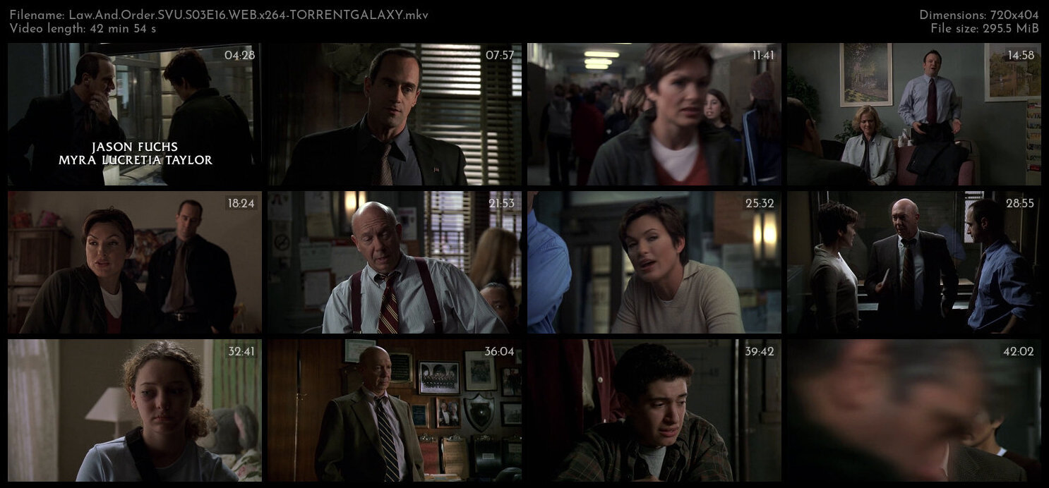 Law And Order SVU S03E16 WEB x264 TORRENTGALAXY