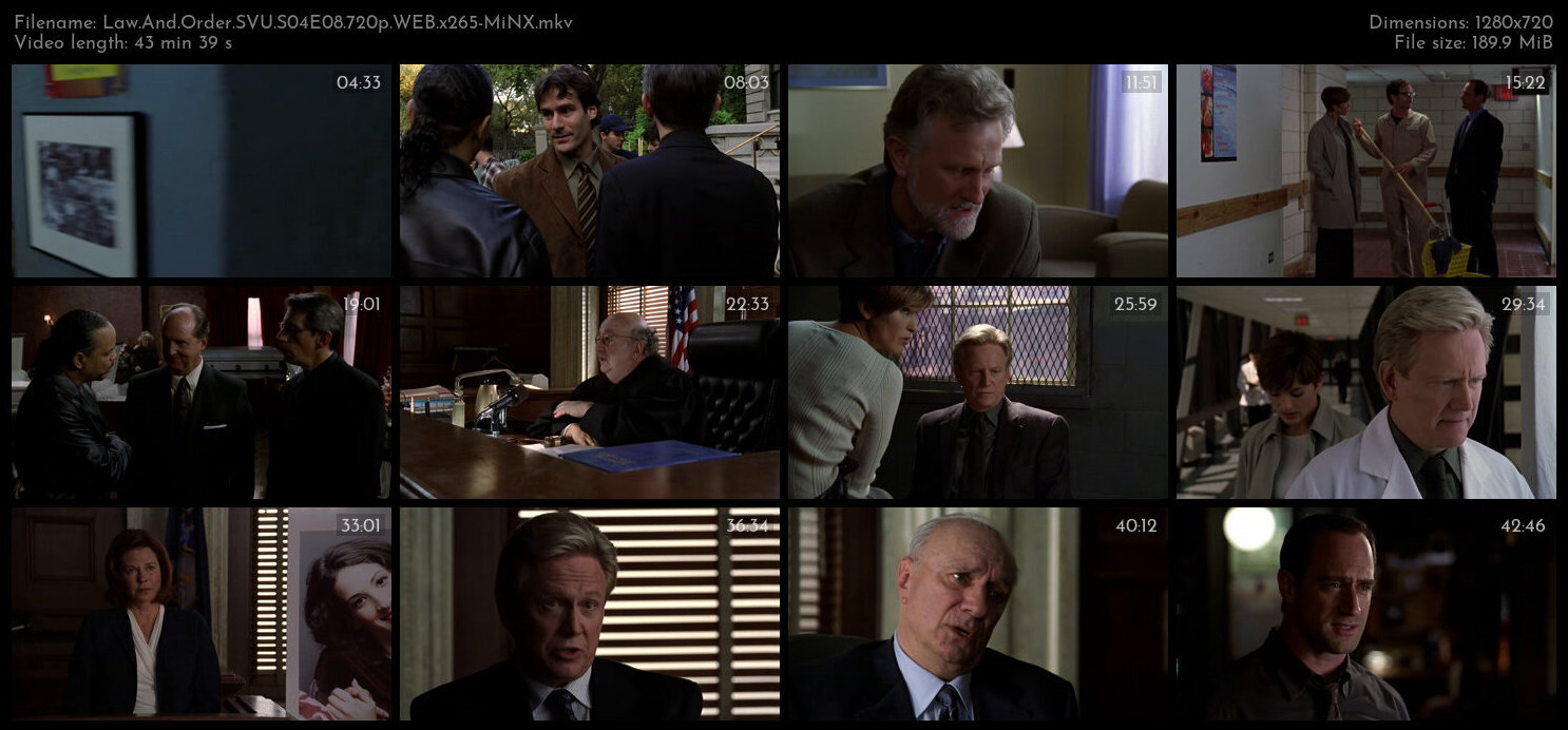 Law And Order SVU S04E08 720p WEB x265 MiNX TGx