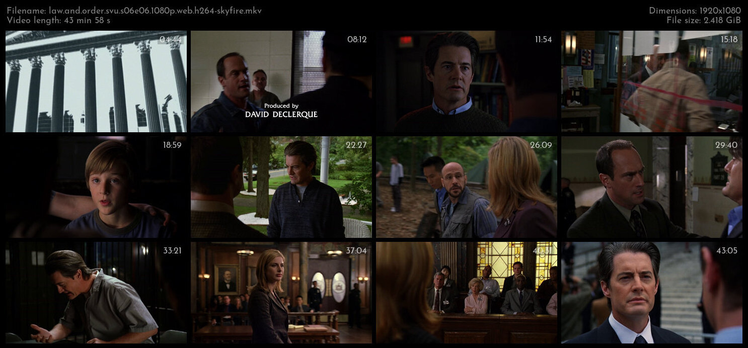 Law And Order SVU S06E06 1080p WEB H264 SKYFiRE TGx