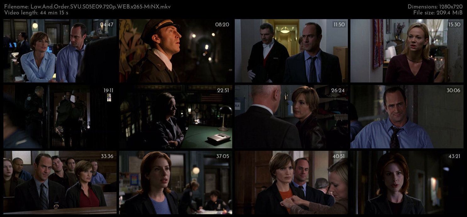 Law And Order SVU S05E09 720p WEB x265 MiNX TGx