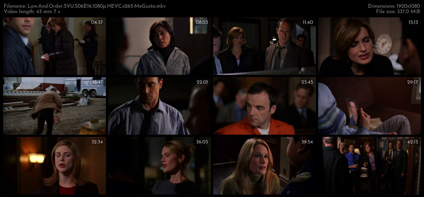 Law And Order SVU S06E16 1080p HEVC x265 MeGusta TGx