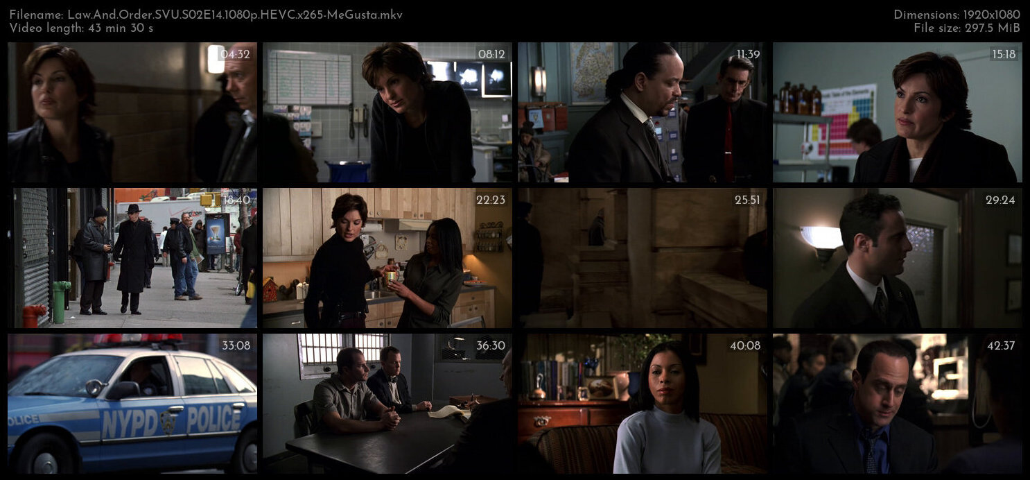 Law And Order SVU S02E14 1080p HEVC x265 MeGusta TGx