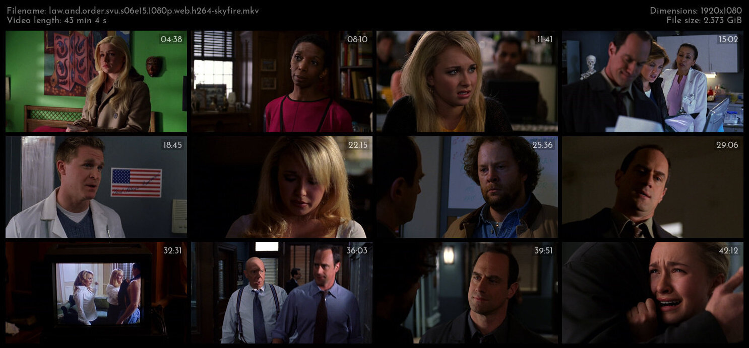 Law And Order SVU S06E15 1080p WEB H264 SKYFiRE TGx