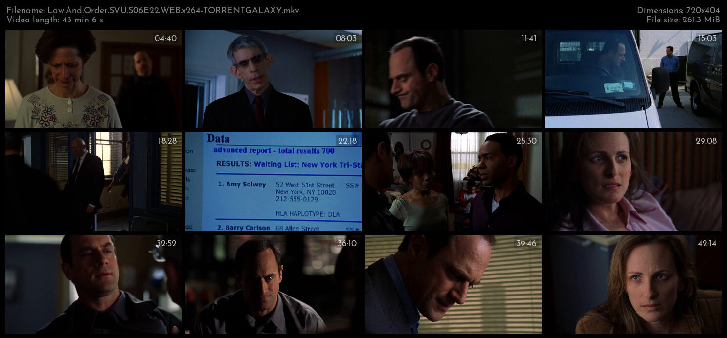 Law And Order SVU S06E22 WEB x264 TORRENTGALAXY