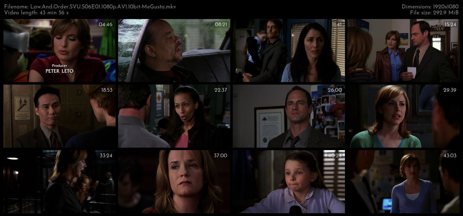 Law And Order SVU S06E01 1080p AV1 10bit MeGusta TGx