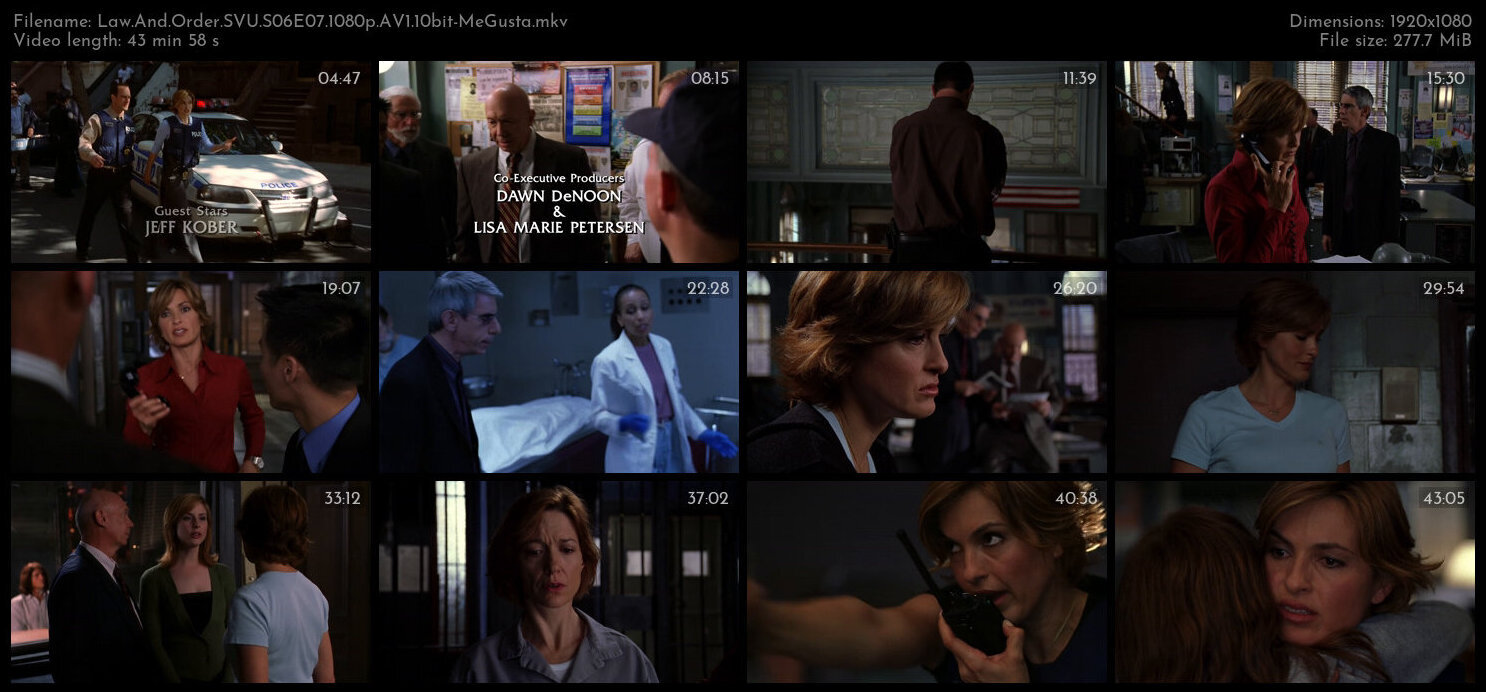 Law And Order SVU S06E07 1080p AV1 10bit MeGusta TGx