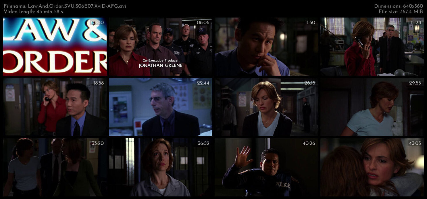 Law And Order SVU S06E07 XviD AFG TGx