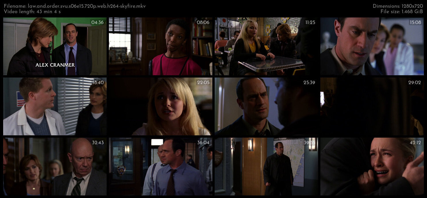 Law And Order SVU S06E15 720p WEB H264 SKYFiRE TGx