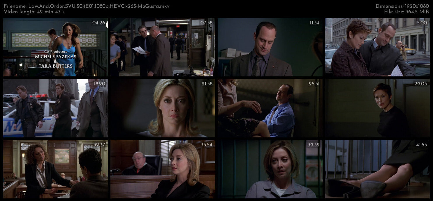 Law And Order SVU S04E01 1080p HEVC x265 MeGusta TGx